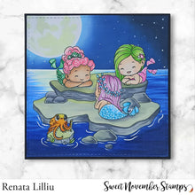 Load image into Gallery viewer, Digital Stamp - MerMay 2025 Tails from the Sea clear stamp bundle: digital edition
