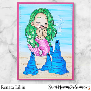 Digital Stamp - MerMay 2025 Tails from the Sea clear stamp bundle: digital edition