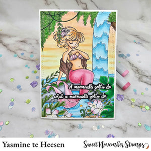 Digital Stamp - MerMay 2025 Tails from the Sea clear stamp bundle: digital edition